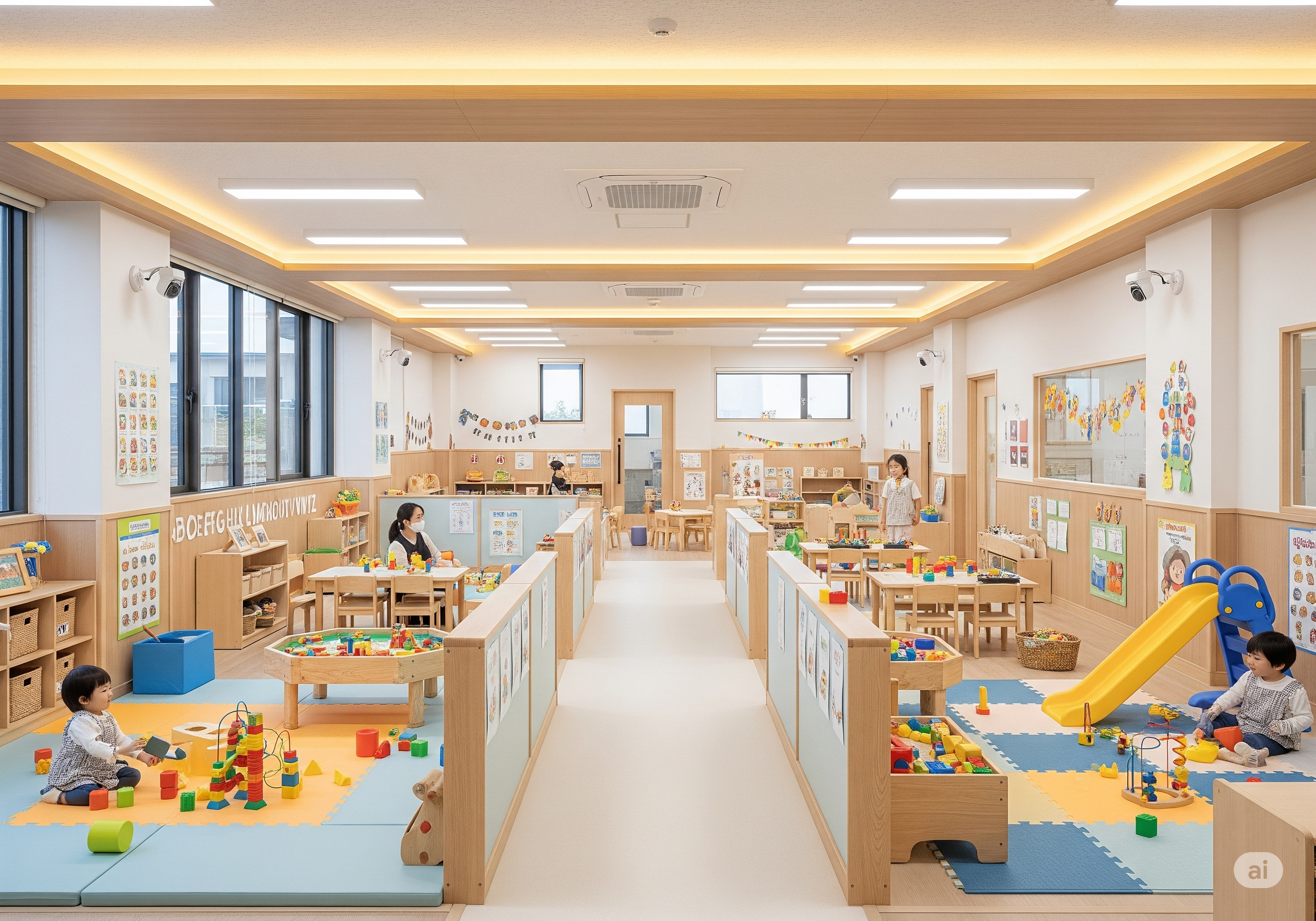 CCTV-monitored, hygienic campus