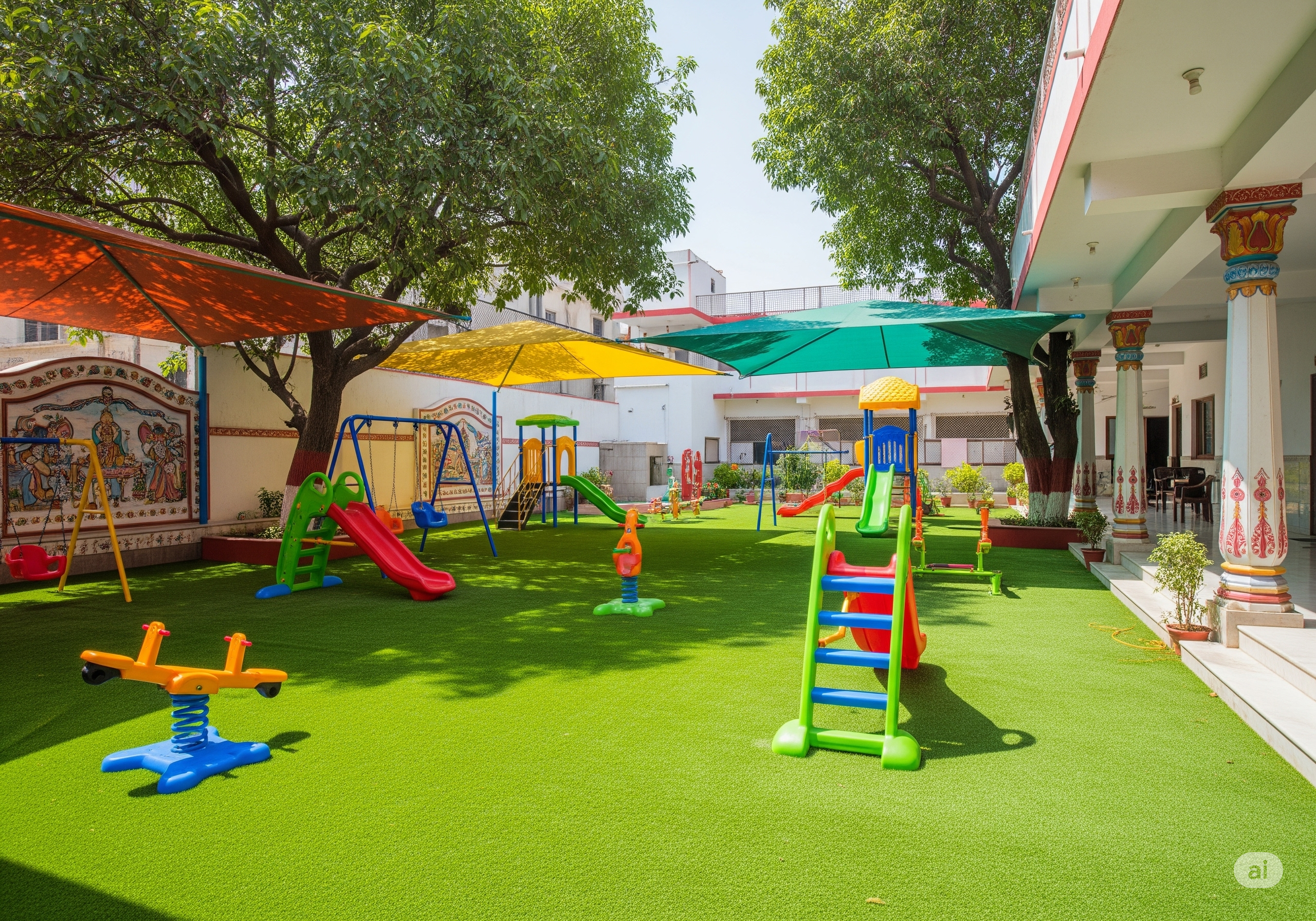 Fully Green Playground